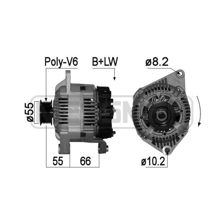 Kintamosios srovės generatorius ERA 209156A