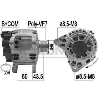 Kintamosios srovės generatorius ERA 209165A