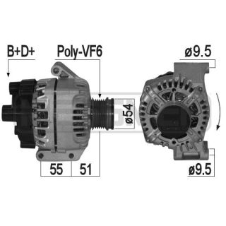 Kintamosios srovės generatorius ERA 209225