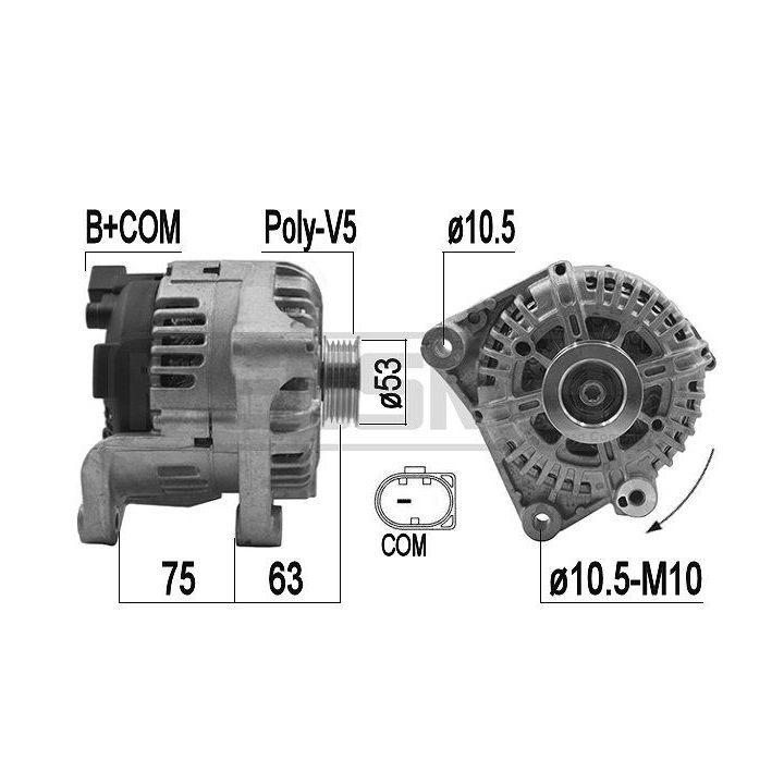Kintamosios srovės generatorius ERA 209233