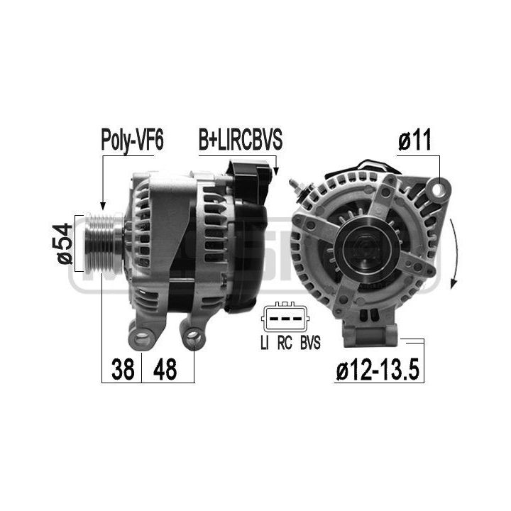 Kintamosios srovės generatorius ERA 209291A