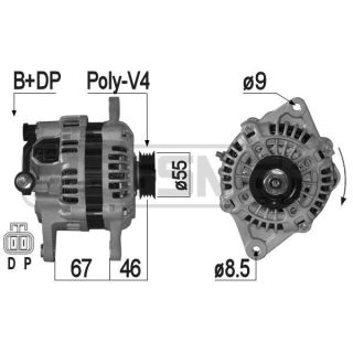 Kintamosios srovės generatorius ERA 209310A
