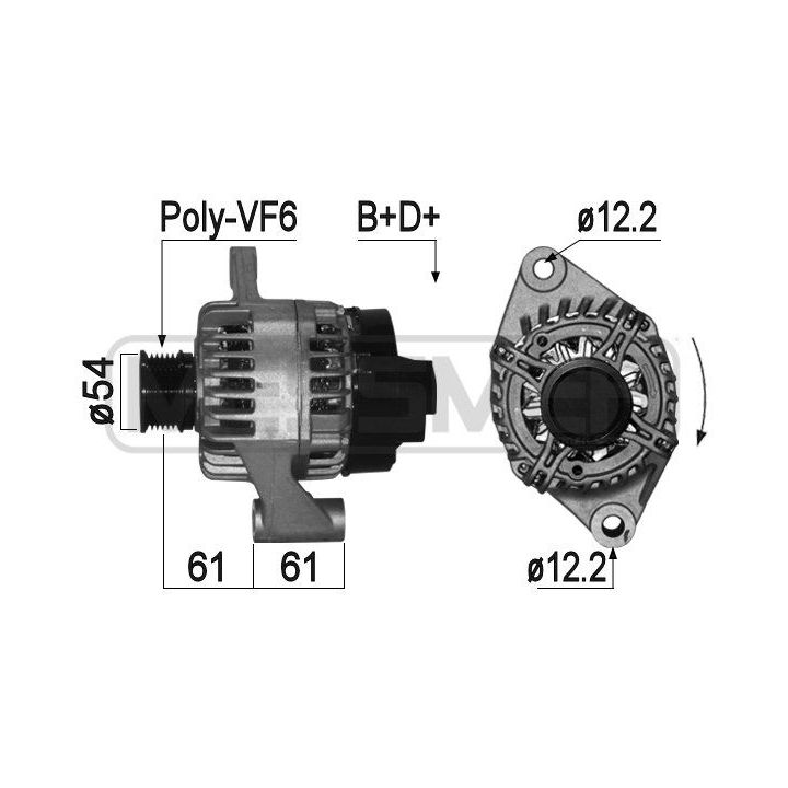 Kintamosios srovės generatorius ERA 209323