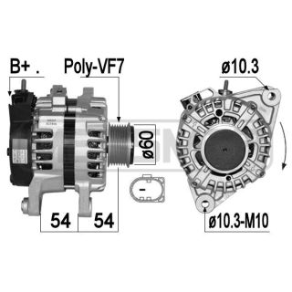 Kintamosios srovės generatorius ERA 209337