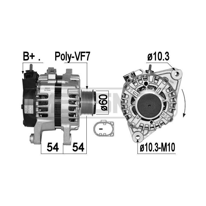 Kintamosios srovės generatorius ERA 209337