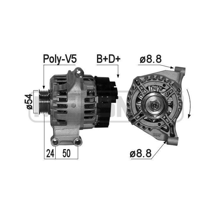 Kintamosios srovės generatorius ERA 209340