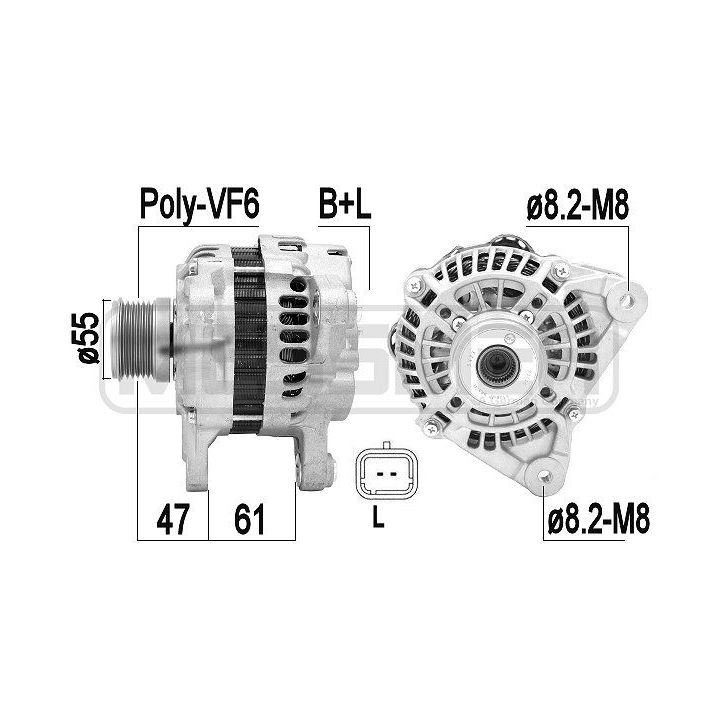 Kintamosios srovės generatorius ERA 209351A