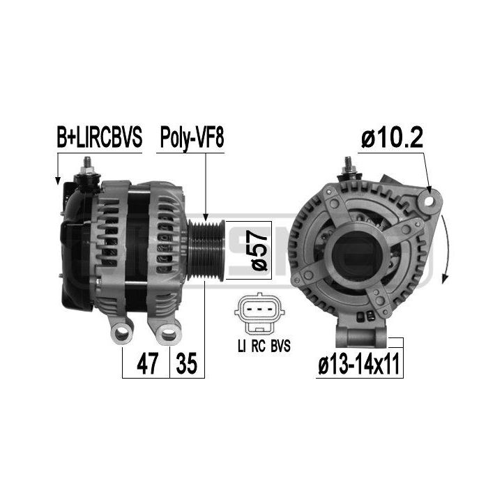 Kintamosios srovės generatorius ERA 209362A