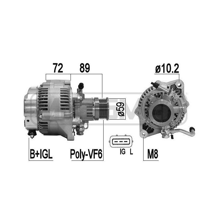 Kintamosios srovės generatorius ERA 209373A