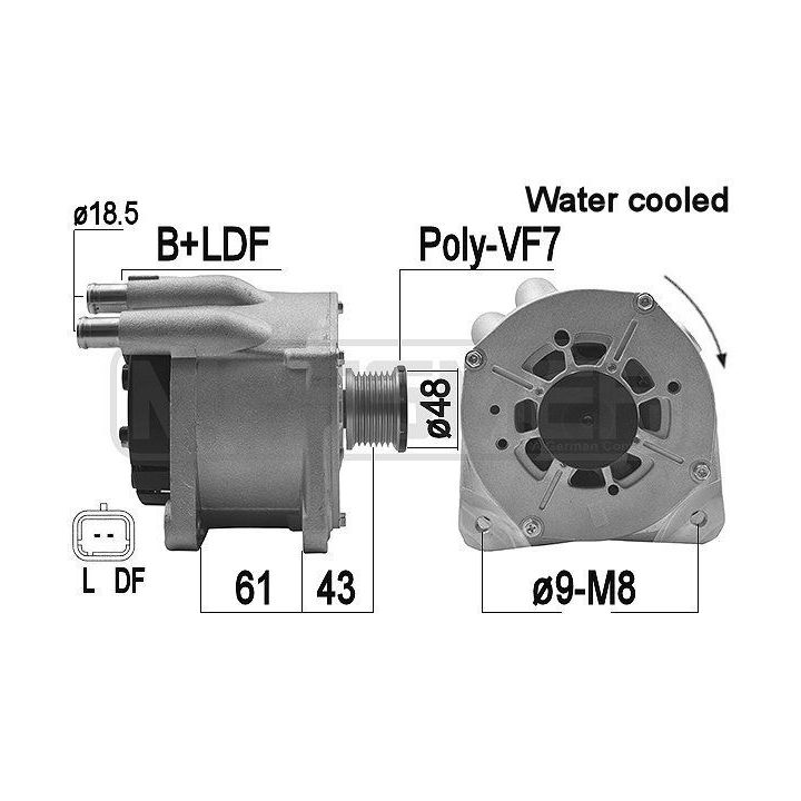 Kintamosios srovės generatorius ERA 209420A