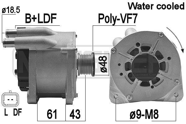 Kintamosios srovės generatorius ERA 209420A