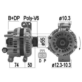 Kintamosios srovės generatorius ERA 209422A
