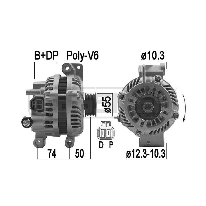 Kintamosios srovės generatorius ERA 209422A