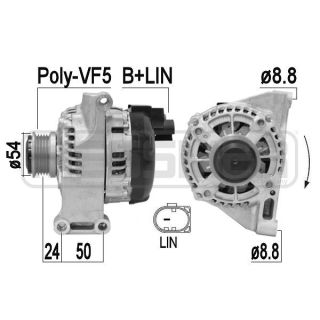 Kintamosios srovės generatorius ERA 209428