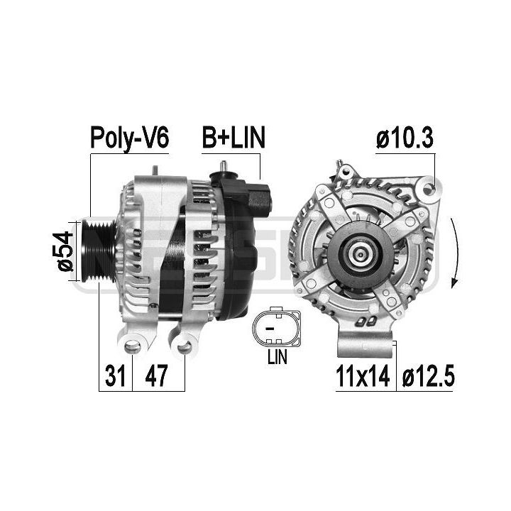 Kintamosios srovės generatorius ERA 209429