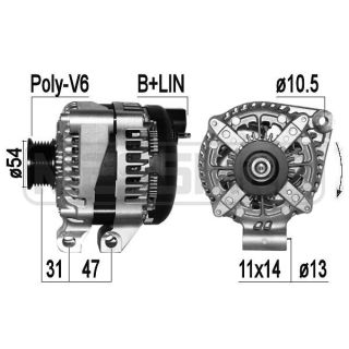 Kintamosios srovės generatorius ERA 209430