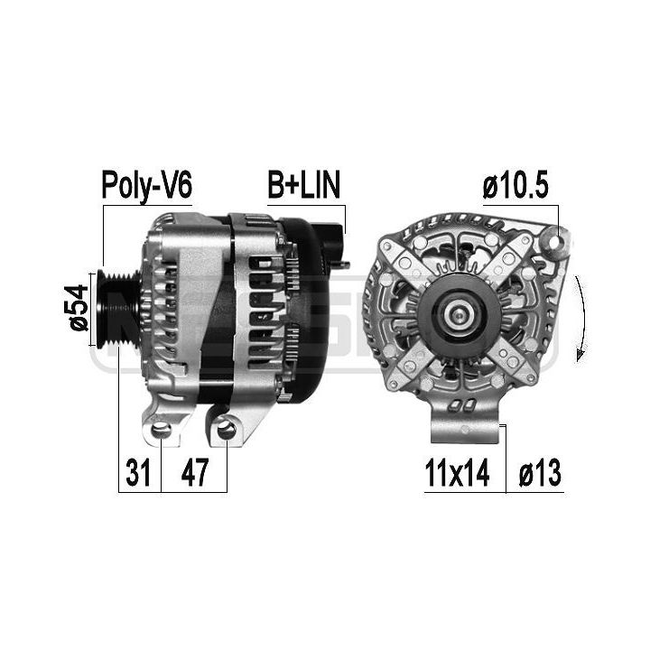 Kintamosios srovės generatorius ERA 209430