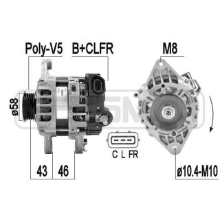 Kintamosios srovės generatorius ERA 209434