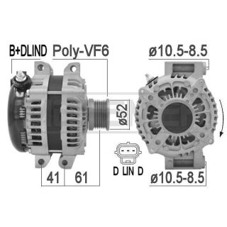Kintamosios srovės generatorius ERA 209460A