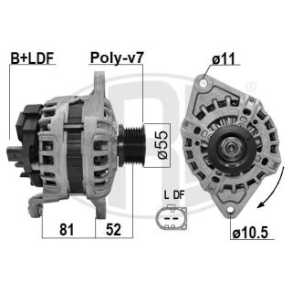 Kintamosios srovės generatorius ERA 209478