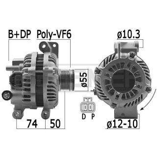 Kintamosios srovės generatorius ERA 209483A