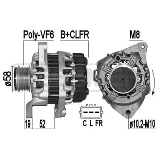 Kintamosios srovės generatorius ERA 209510