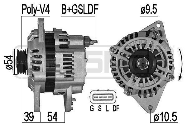 Kintamosios srovės generatorius ERA 209514A