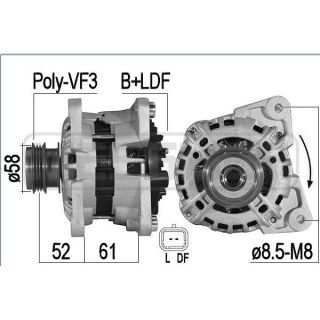 Kintamosios srovės generatorius ERA 209522A