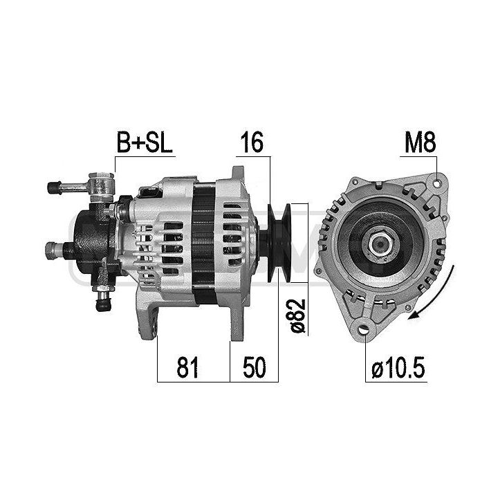 Kintamosios srovės generatorius ERA 209523A