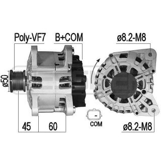 Kintamosios srovės generatorius ERA 209524A