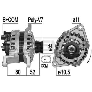 Kintamosios srovės generatorius ERA 209528A