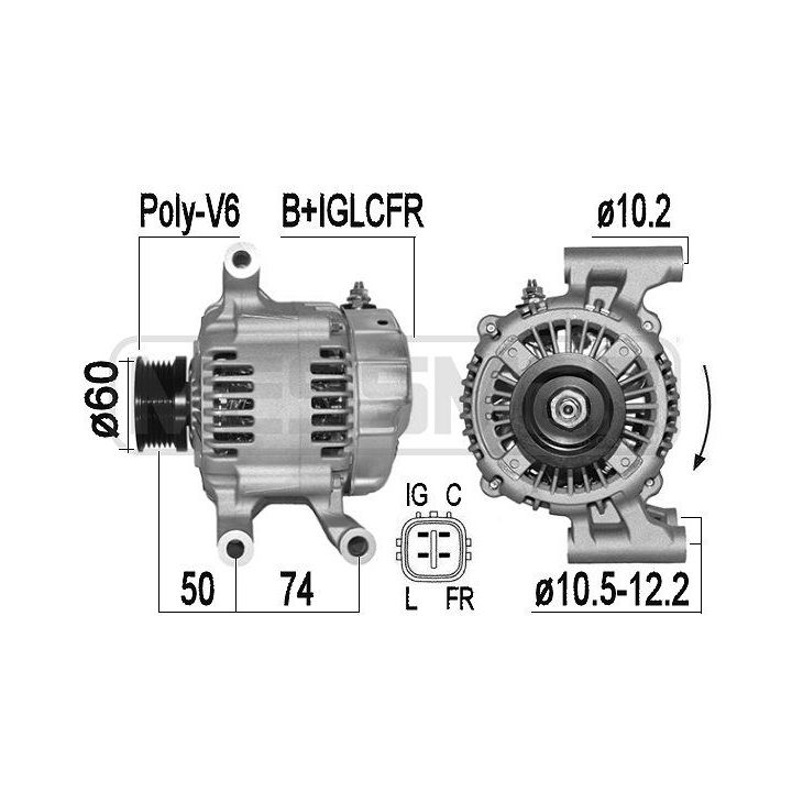 Kintamosios srovės generatorius ERA 209532A