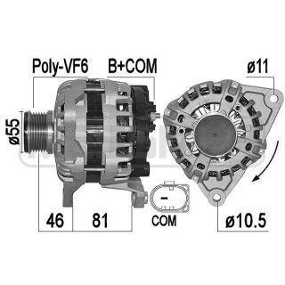 Kintamosios srovės generatorius ERA 209543