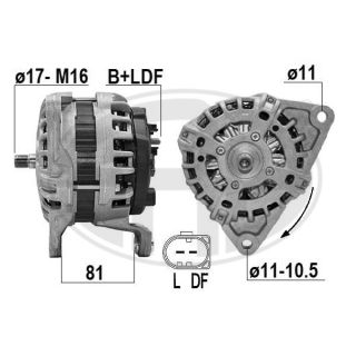 Kintamosios srovės generatorius ERA 209558