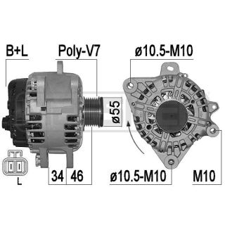 Kintamosios srovės generatorius ERA 209576A