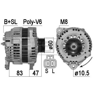 Kintamosios srovės generatorius ERA 209579A