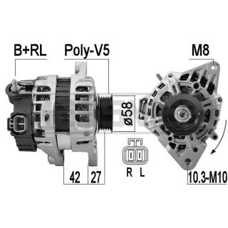 Kintamosios srovės generatorius ERA 209597