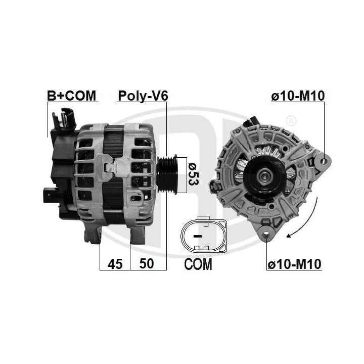 Kintamosios srovės generatorius ERA 209628