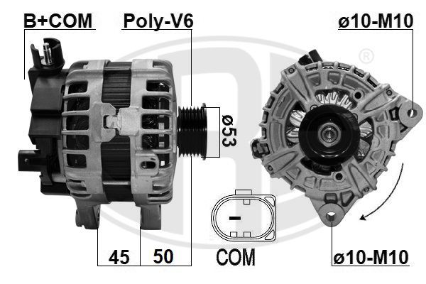 Kintamosios srovės generatorius ERA 209628