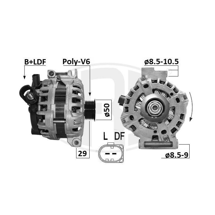 Kintamosios srovės generatorius ERA 209636