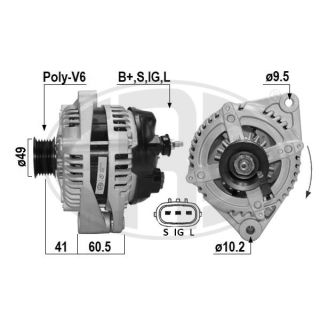Kintamosios srovės generatorius ERA 209681A