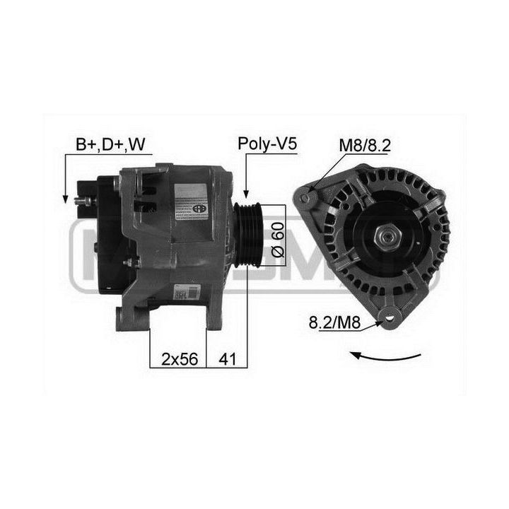 Kintamosios srovės generatorius ERA 210010R