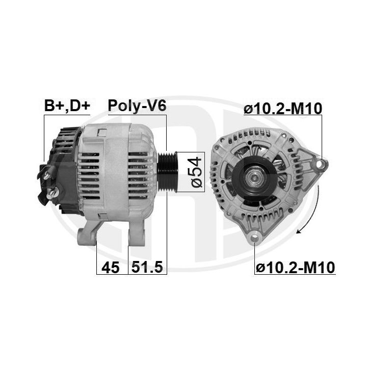 Kintamosios srovės generatorius ERA 210016A