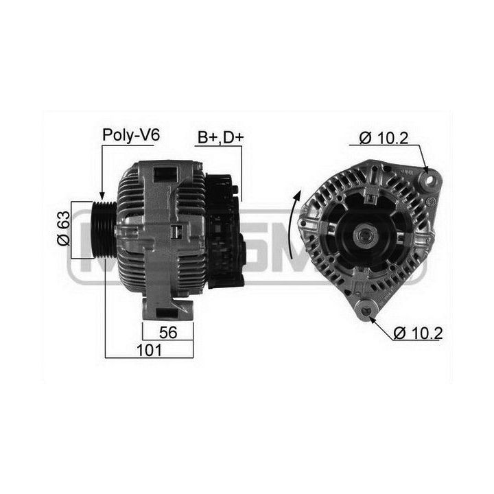 Kintamosios srovės generatorius ERA 210021A