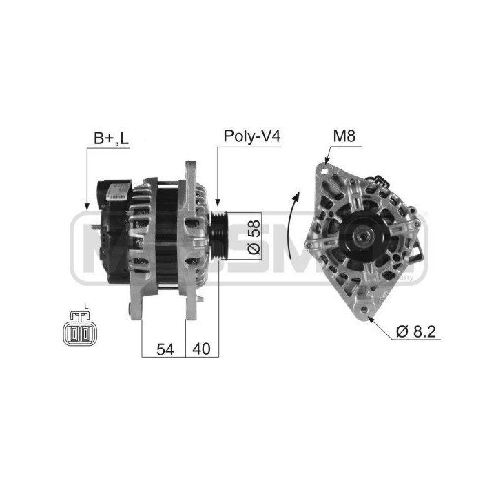 Kintamosios srovės generatorius ERA 210022