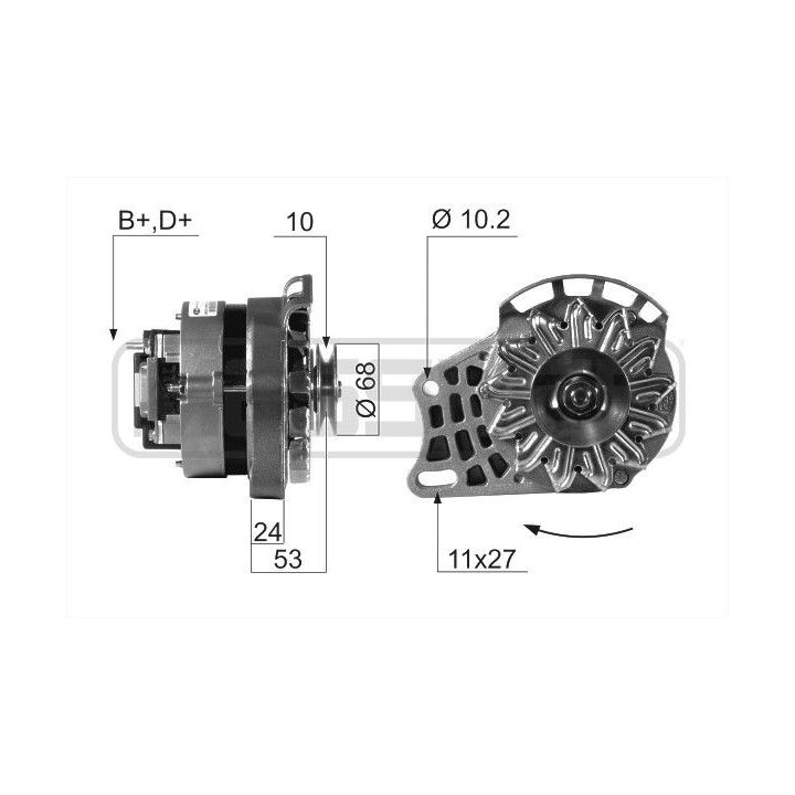 Kintamosios srovės generatorius ERA 210023