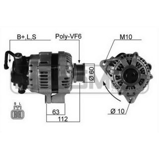 Kintamosios srovės generatorius ERA 210024A