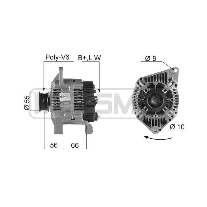 Kintamosios srovės generatorius ERA 210049R