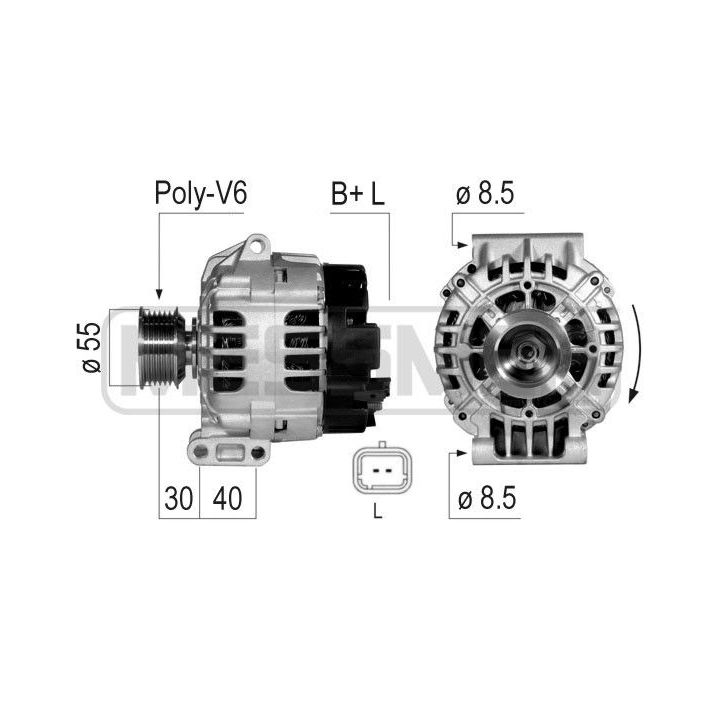 Kintamosios srovės generatorius ERA 210051A