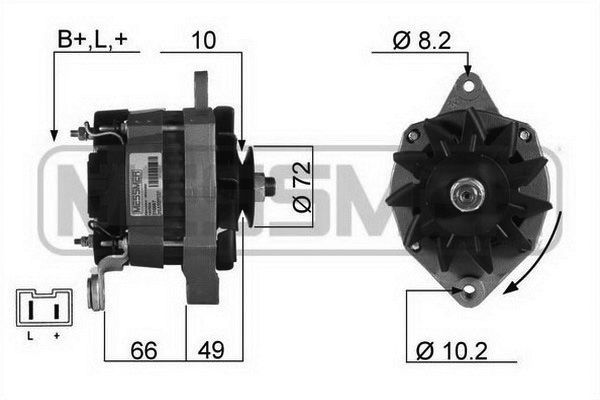 Kintamosios srovės generatorius ERA 210057R